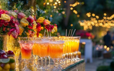 Organisez l’événement parfait avec des cocktails et buffets uniques